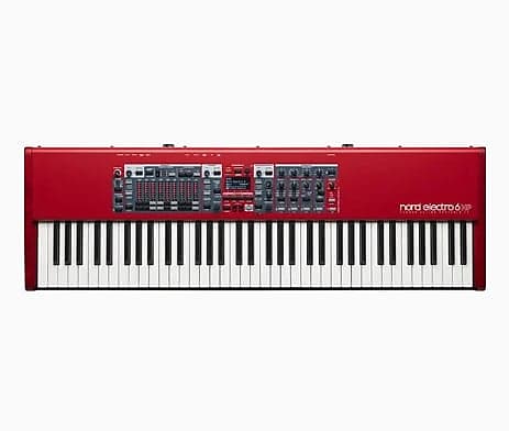 Nord Electro 6 HP73 Hammer Action 73-Key Digital Piano 2018 - 2022 - Red image 1