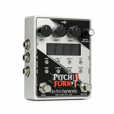 Electro-Harmonix Pitch Fork+ Polyphonic Pitch Shifter & Harmony Effects Pedal for sale
