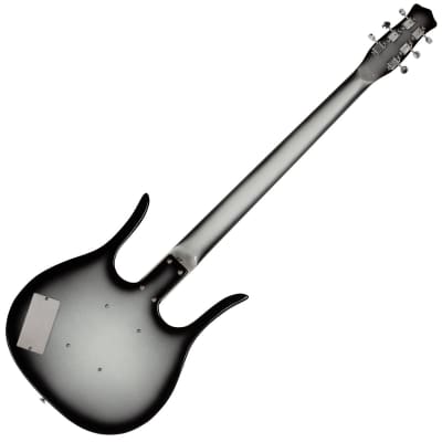Danelectro Longhorn Baritone Electric Guitar ~ Blackburst image 2