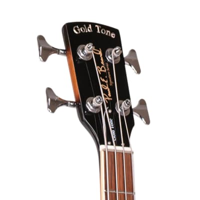 Gold Tone PBB Paul Beard Signature Series Mahogany Top Maple Neck Reso 4-String Bass Guitar w/Hard Case image 10