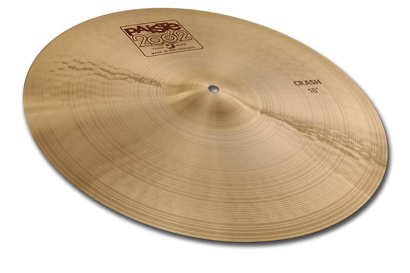 Paiste 18-Inch 2002 Series Crash Cymbal with Lively Intensity & Washy Stick Sound (1061418) image 1