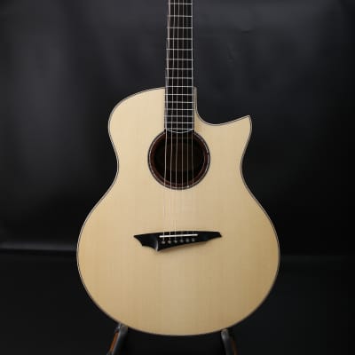 Avian Songbird Deluxe 5A Natural All-solid Handcrafted Indian Rosewood Acoustic Guitar for sale