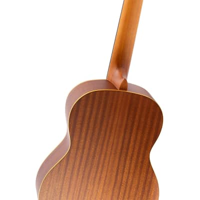 Ortega Guitars 6 String Family Series Full Size Nylon Classical Guitar with Bag, Right, Cedar Top-Natural-Satin, (R122) image 5