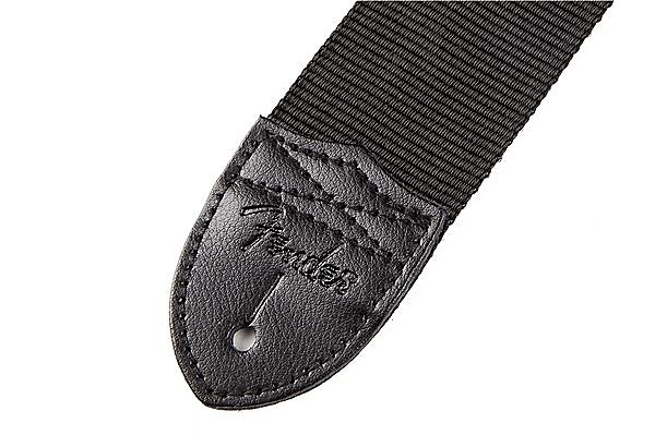 Fender 2.5" Nylon Lightning Bolt Strap, Black 2016 image 2
