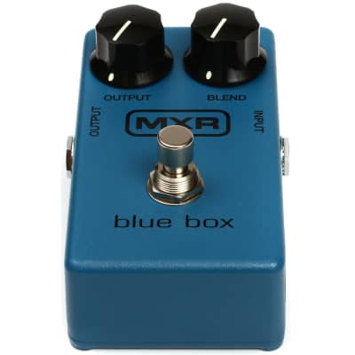 MXR M103 Blue Box Octave Fuzz Effects Pedal with Cables image 4