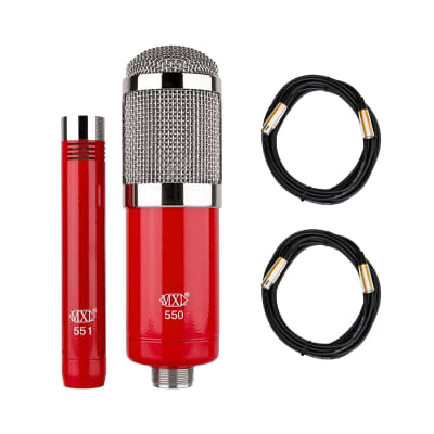 MXL 990 Midnight Condenser popular Microphone Recording Kit