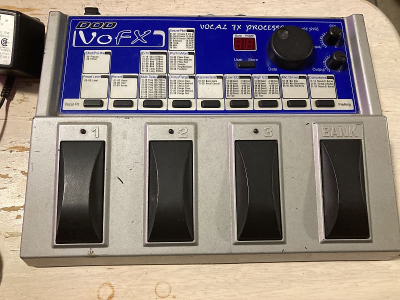 DOD VOFX Vocal Effects Processor Microphone FX Reverb