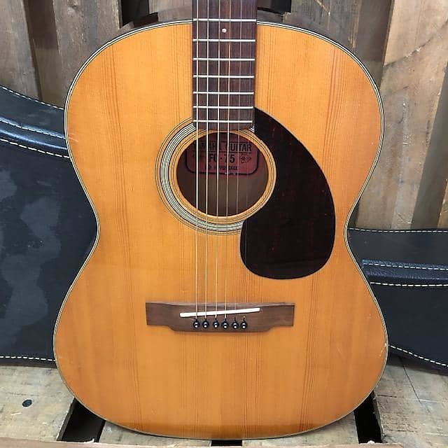 Yamaha FG-75 Red Label Nippon Gakki (Natural) | Reverb