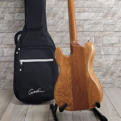 NEW Godin #049295 Radium - Winchester Brown with Rosewood Neck, with Matching Gig Bag image 3