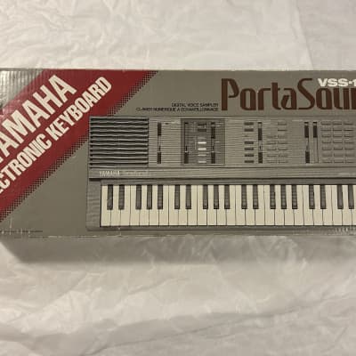 Yamaha Portasound VSS-100 Keyboard synth Sampler Sample 1980s - Black Anthracite Excellent condition in Original Box image 20