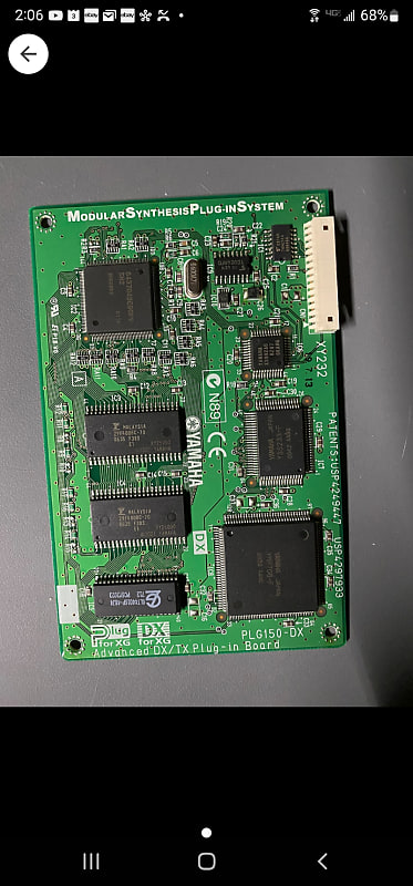 Yamaha Yamaha PLG150-DX Expansion Card (DX7) 2000s