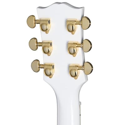 EPIPHONE LES PAUL CUSTOM ALPINE WHITE GITARA ELEKTRYCZNA Z POKROWCEM image 7