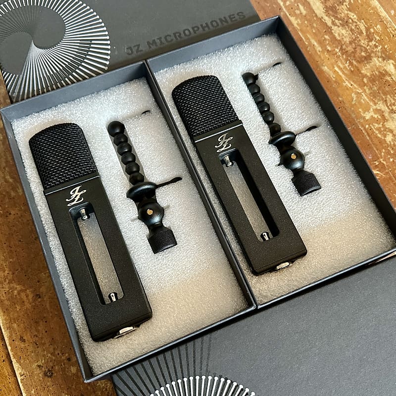 JZ mics Black Hole BH2 microphone PAIR (Large Diaphragm Reverb