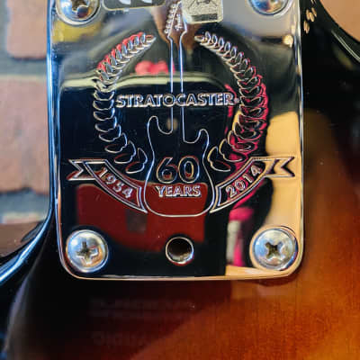 Fender  Stratocaster 60th Anniversary  2014 Tobacco Sunburst image 10