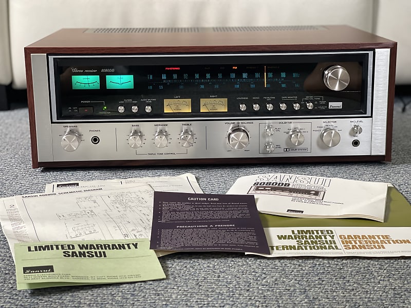 Vintage Sansui 8080DB Stereo Receiver FULLY SERVICED, LED’s Reverb