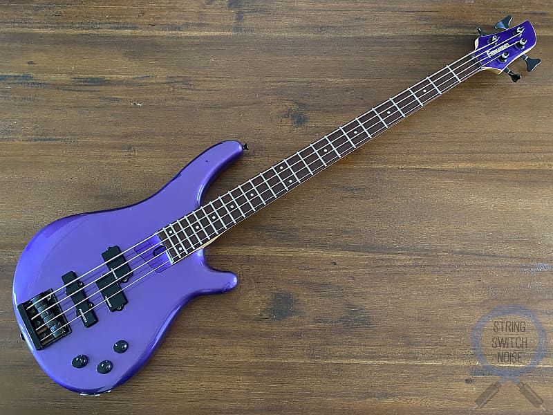 Fernandes Revolver Bass, Sparkle Purple, MIJ, 1990s, FRB-60