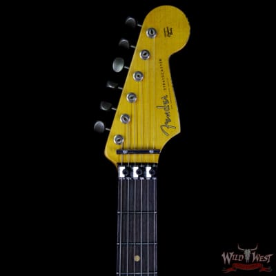Fender Custom Shop White Lightning Floyd Stratocaster Heavy Relic Rosewood Board 21 Frets Torino Red image 8