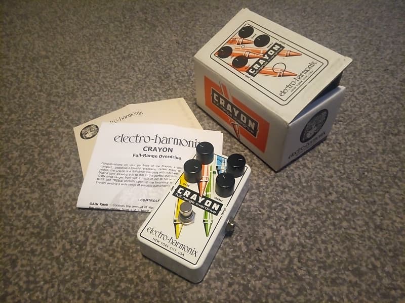 Electro-Harmonix (EHX) Crayon Full-Range Overdrive pedal ('76