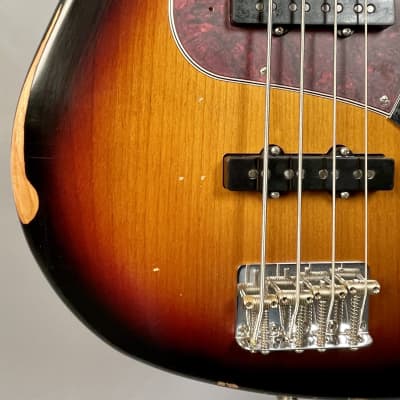 Fender Limited Edition 60th Anniversary Road Worn Jazz Bass 3-Color Sunburst image 14