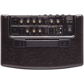 Roland AC-33RW 30W 2x5 Acoustic Combo Amp Regular Rosewood image 4