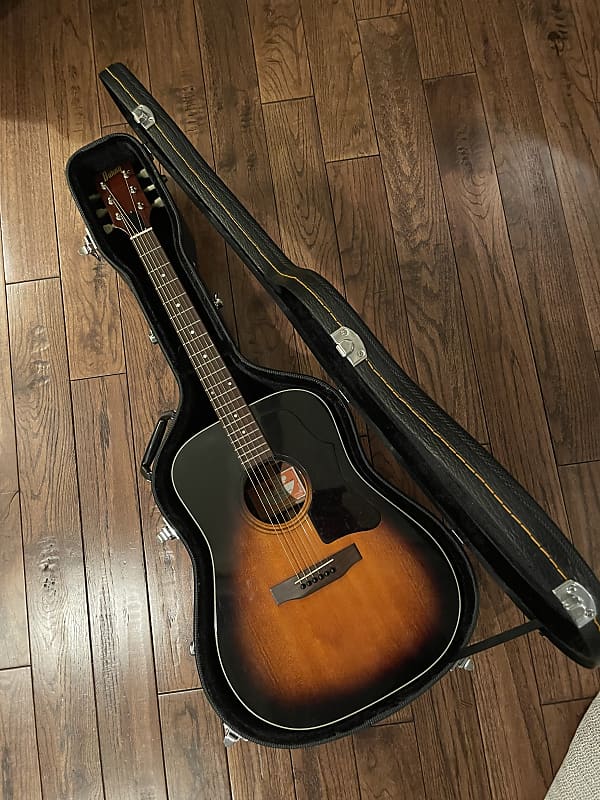 Vintage Fernandes Burny BJ70 Dreadnought Acoustic Guitar w
