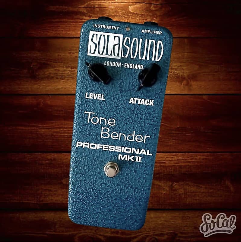 Sola Sound Tone Bender Professional MKII “Royal Blue Hammer” By D