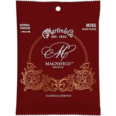 Martin M265 Normal Tension-Loop end-Silver Plated-Classical 2020 Maroon image 1
