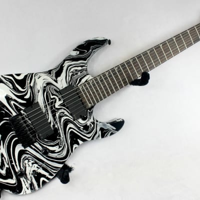 Custom Swirl Painted and Upgraded Jackson JS22-7 With Active EMG's image 5