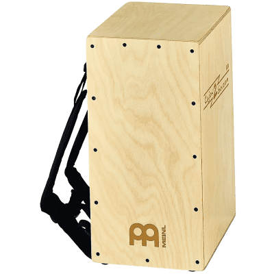 Meinl CAJ2GO-2 Backpacker Cajon with Internal Snares, Backpack Straps