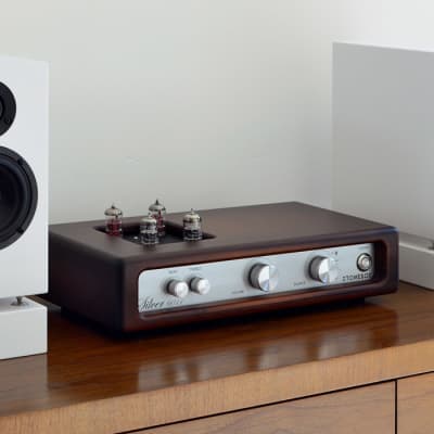 Xtonebox Silver-6011 Sunburst | Hi-fi High-end stereo tube amplifier | Tube phono for turntable & BT image 6