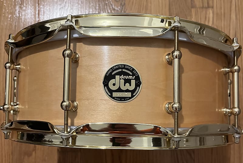 DW DW Collectors Craviotto solid maple shell 5.5”x14” snare drum - CLEAN