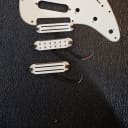 Dave Murray Hot Rails/JB Jr. Pickup SET w/ White Fender Pickguard And 10mm Killswitch