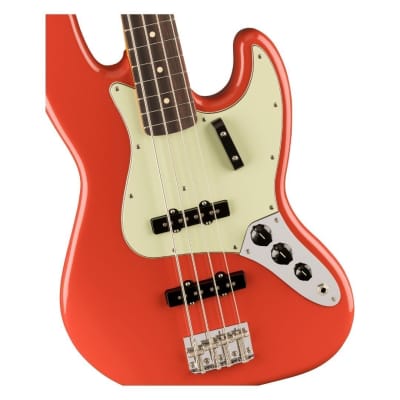 Fender Vintera II 60s Jazz Bass, Fiesta Red Bass Guitar image 4