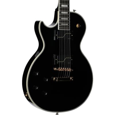 Epiphone Matt Heafy Les Paul Custom Origins Electric Guitar, Left-Handed (with Case), Ebony for sale