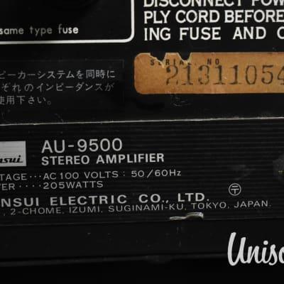 Sansui tu-9500 + au-9500 Pair Japanese Vintage AM/FM Stereo Tuner image 12