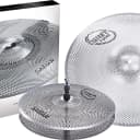 Sabian QTPC501 Quiet Tone Practice Cymbal Set -Silver- 13"/18" (QTPC501)