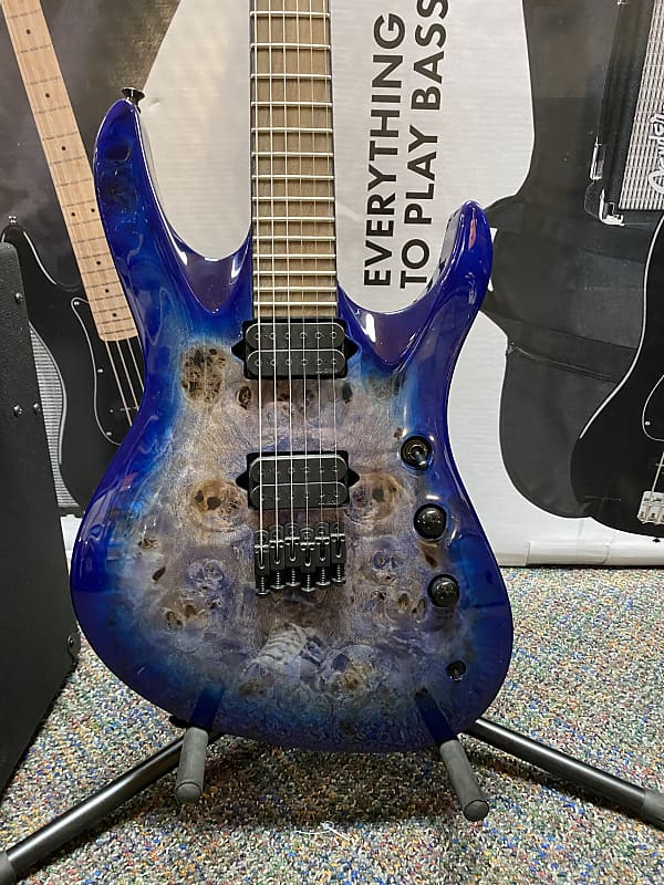 Jackson Pro Series Chris Broderick HT6 Soloist Transparent Blue image 1