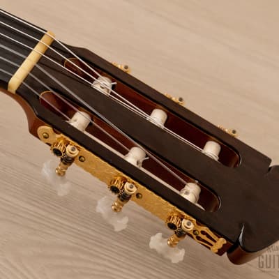 1976 Teruaki Nakade Model C15 Vintage Classical Guitar, Spruce & Brazilian Rosewood w/ Case image 4