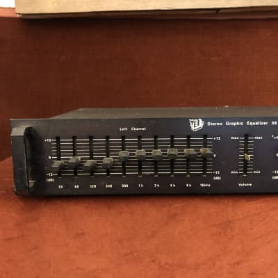 TEI Stereo Graphic Equalizer 36-155 Vintage MIJ 10-Band EQ Rackmount Japan image 2