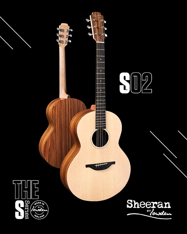 Sheeran by Lowden S-02 in Santos Rosewood and Sitka Spruce