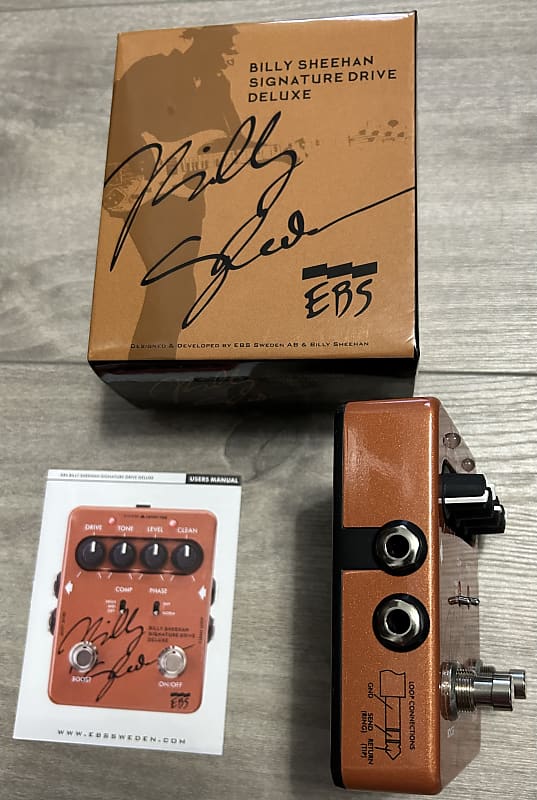 EBS Billy Sheehan Signature Drive Deluxe Bass Deluxe | Reverb