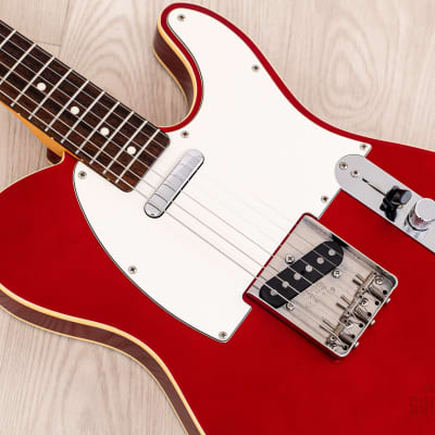 1990 Fender Telecaster Custom '62 Vintage Reissue TL62B-650 Candy Apple Red Near-Mint, Japan MIJ Fujigen image 7