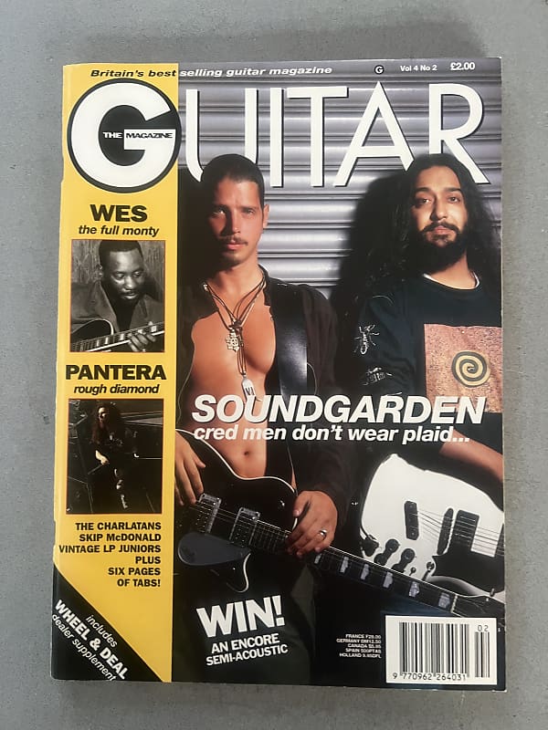 Guitar Magazine UK Soundgarden Kim Thayil Pantera Wes Montgomery 1994 -  Multi