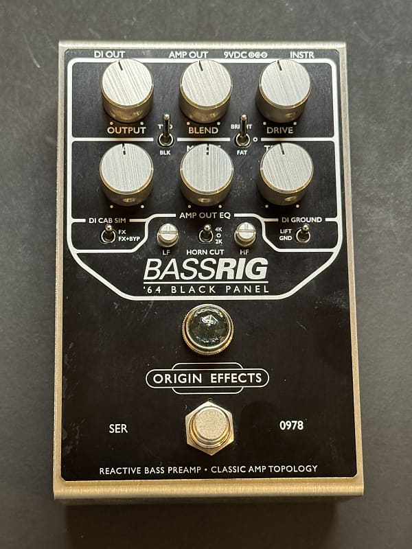 Origin Effects BASSRIG '64 Black Panel