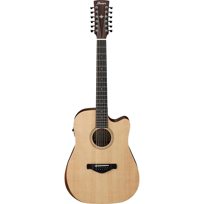Ibanez AW152CEOPN Artwood Sitka Spruce / Okoume Open Pore Dreadnought image 1