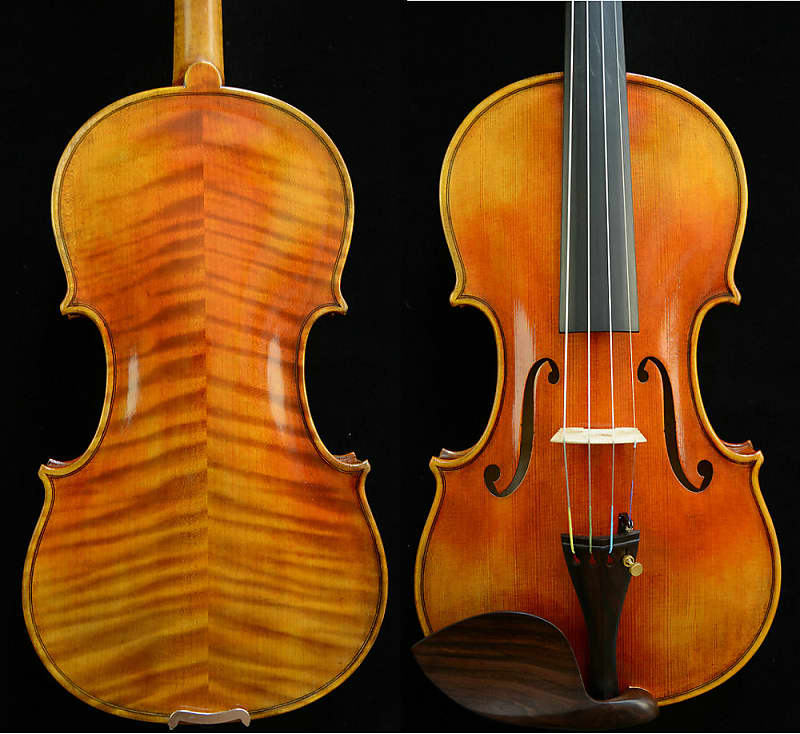 Broad Flame Back Violin Guarneri del Gesu 1743 Cannone