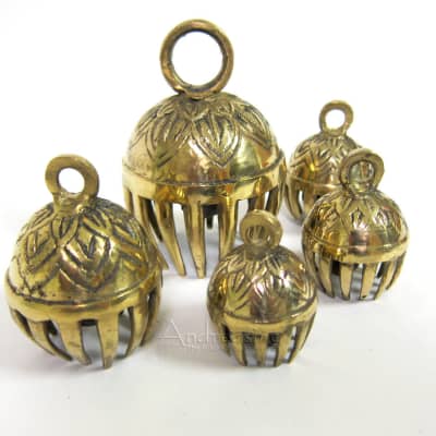 Authentic Indian Elephant Bells, Set of 5 image 2