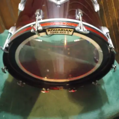 1970s Ludwig Vistalite 14x22" Bass Drum with Single-Color Finish image 3