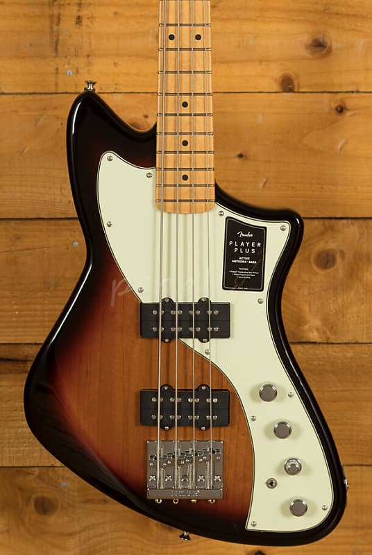 Fender Player Plus Active Meteora Bass | Maple - 3-Colour Sunburst image 1