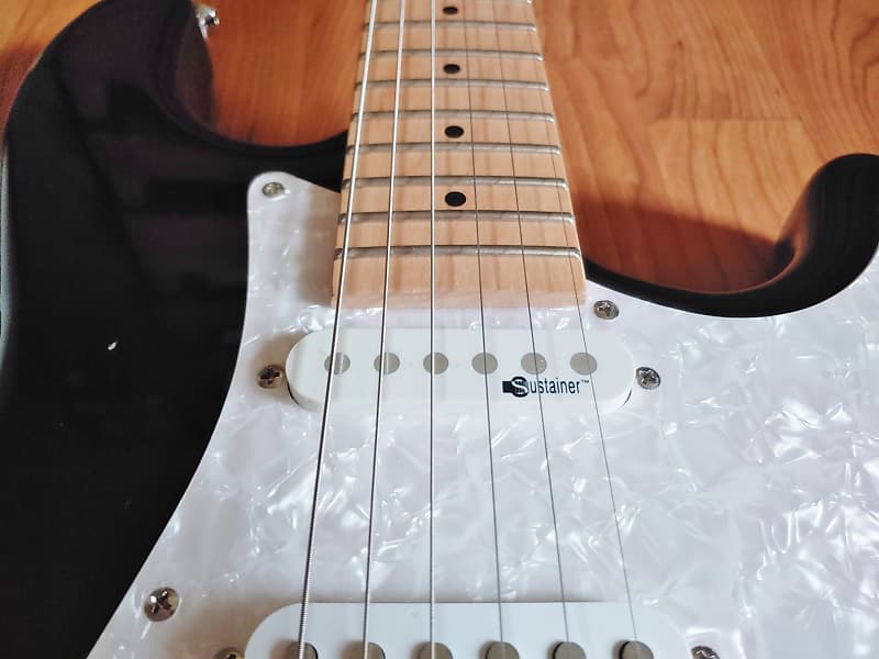 2008 Fernandes Retrorocket Pro With Sustainer Black Free